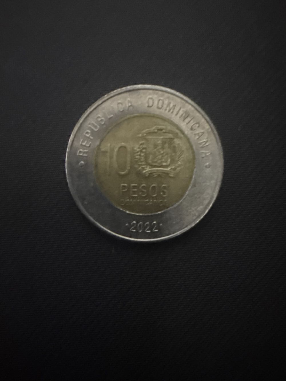 10 Pesos Dominicanos  coin collectible - Main Image 2