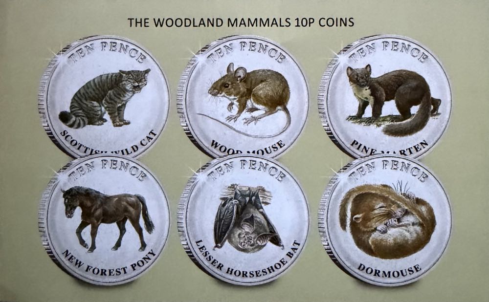 2022 Wildlife Dormouse 10p  coin collectible - Main Image 3