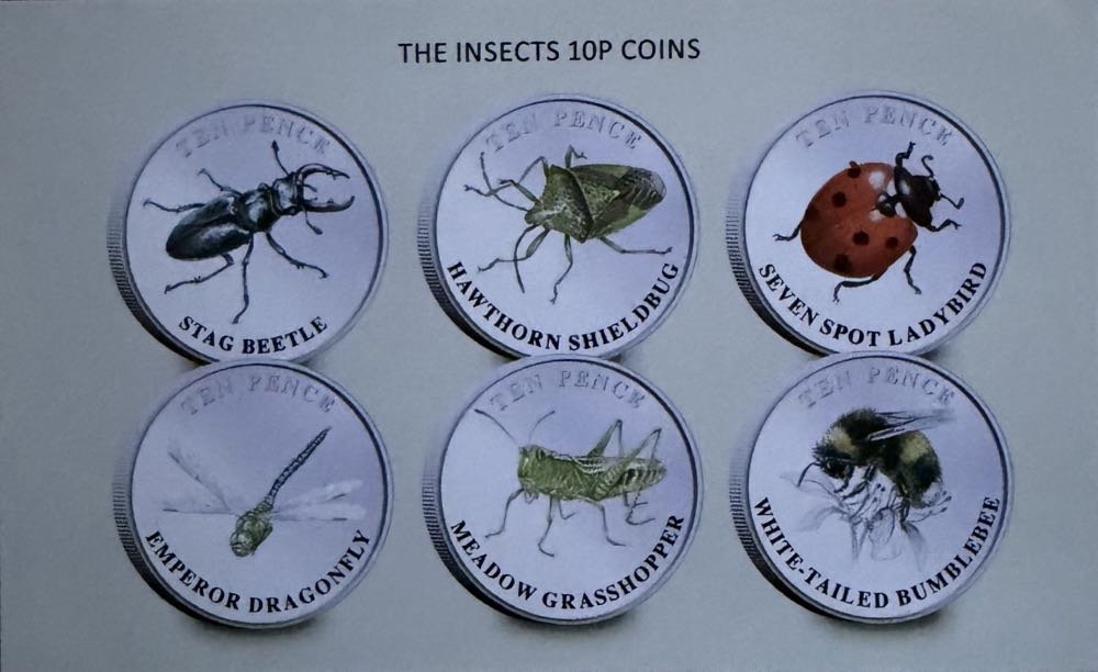 2021 Wildlife Seven Spot Ladybird 10p  coin collectible - Main Image 3