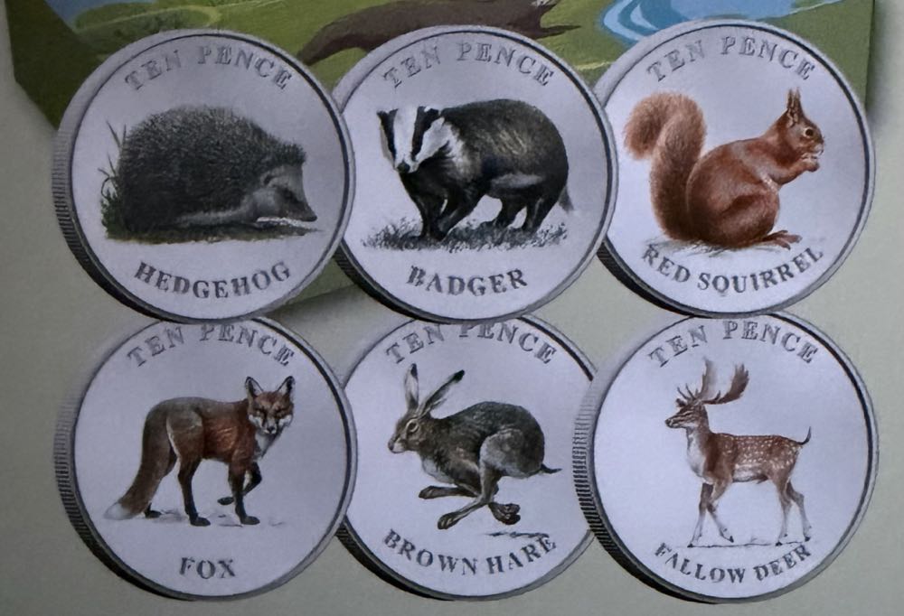 2021 Wildlife Badger 10p  coin collectible - Main Image 3