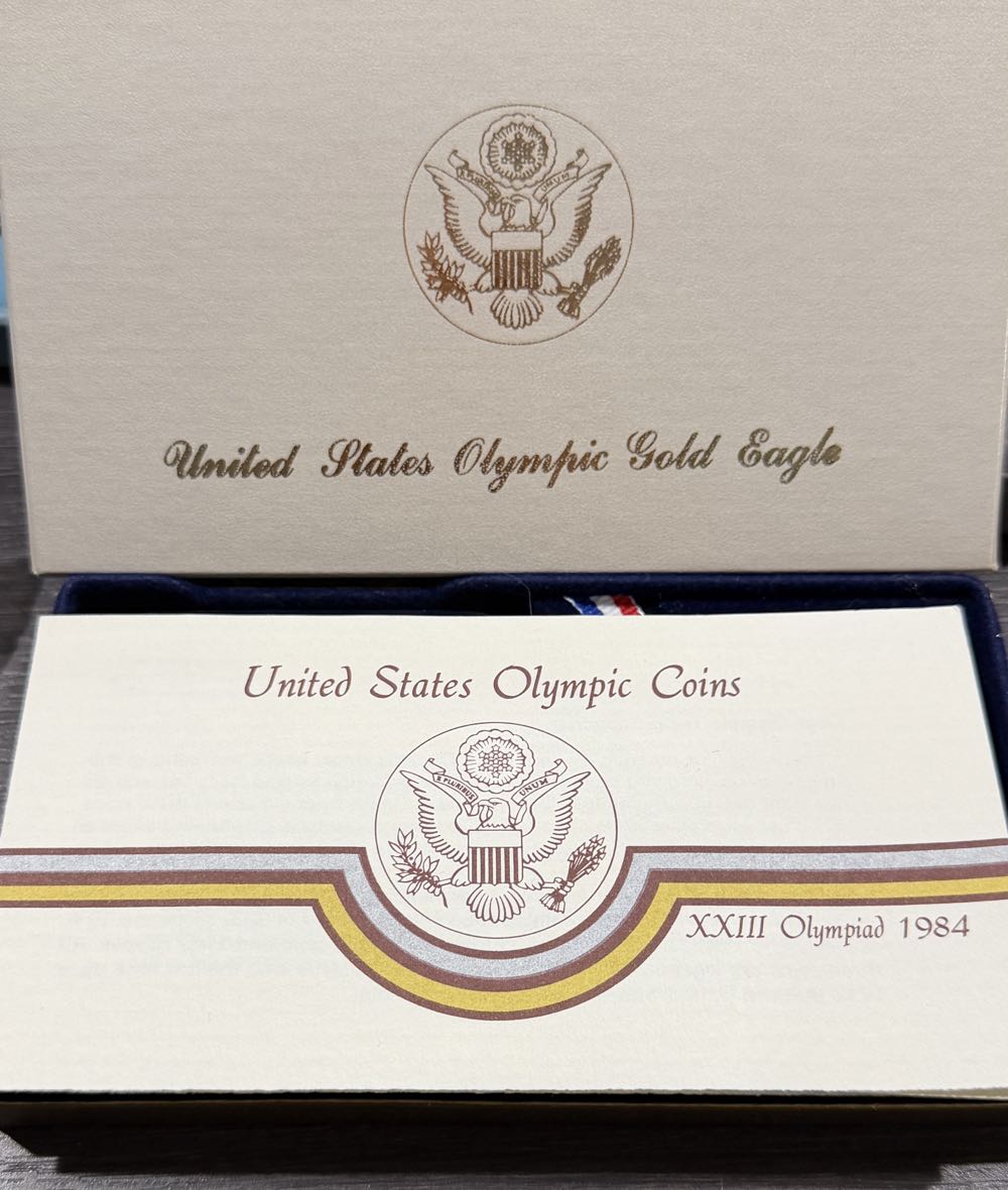 United States Olympic Coin 1984  coin collectible - Main Image 3