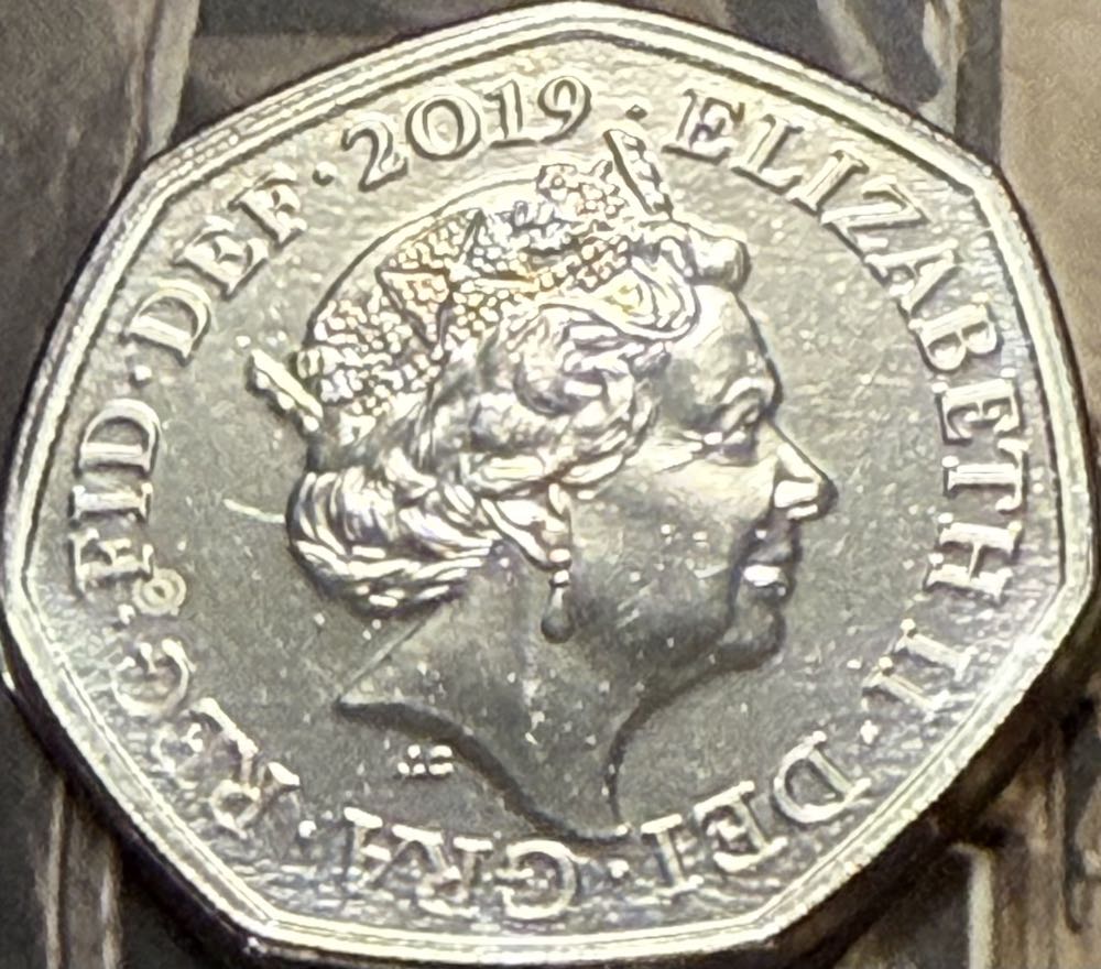 2019 Sherlock Holmes 50p  coin collectible - Main Image 2