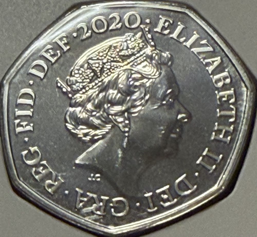 2020 Shield 50p  coin collectible - Main Image 2