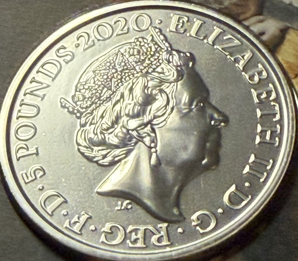 2020 George III 200th Anniversary £5  coin collectible - Main Image 2