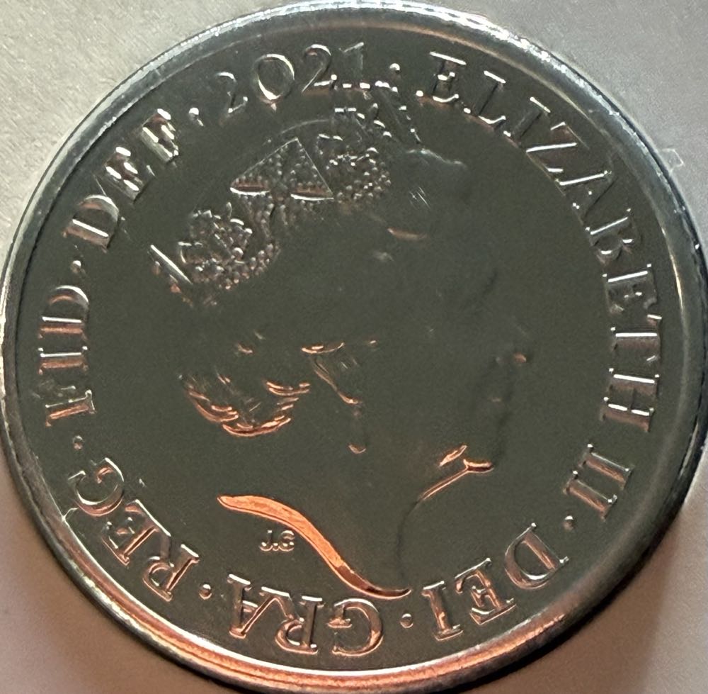 2021 Shield 10p  coin collectible - Main Image 2