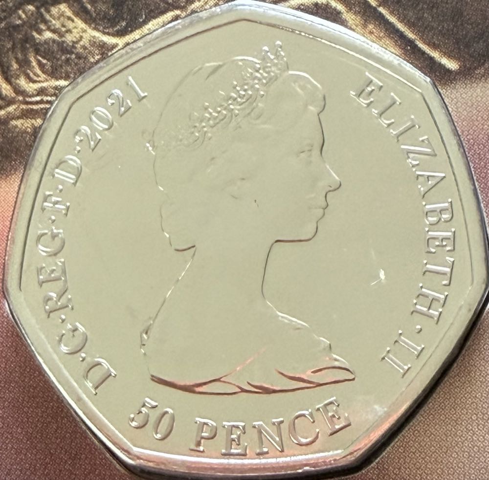 2021 Decimal Day 50p  coin collectible - Main Image 2