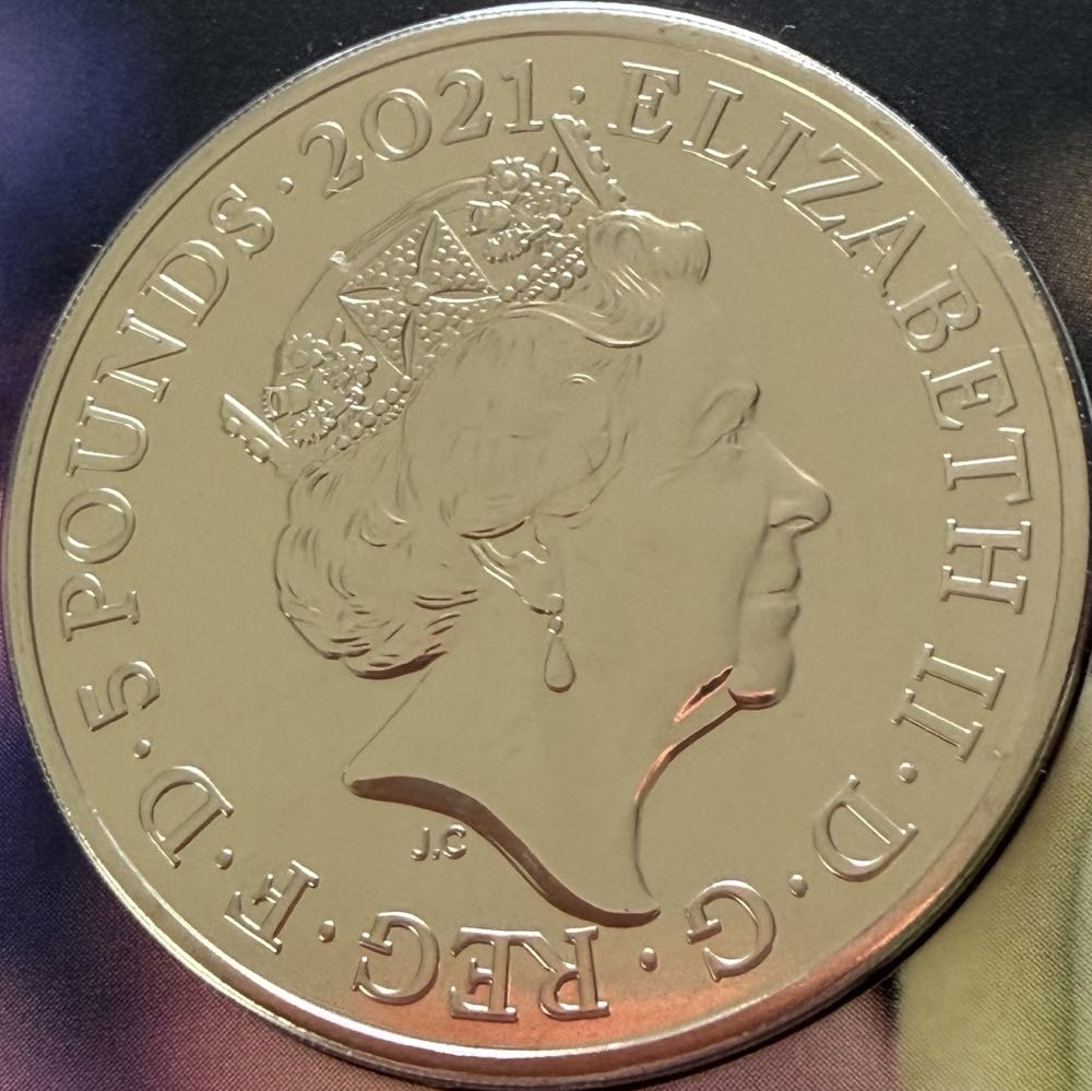 2021 Queen’s 95th Birthday £5  coin collectible - Main Image 2