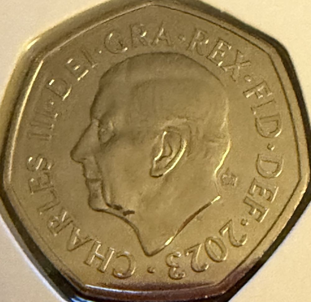 2023 Atlantic Salmon 50p  coin collectible - Main Image 2