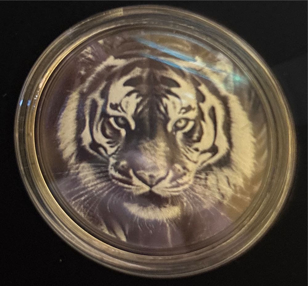 Tiger - Black And White  coin collectible - Main Image 3