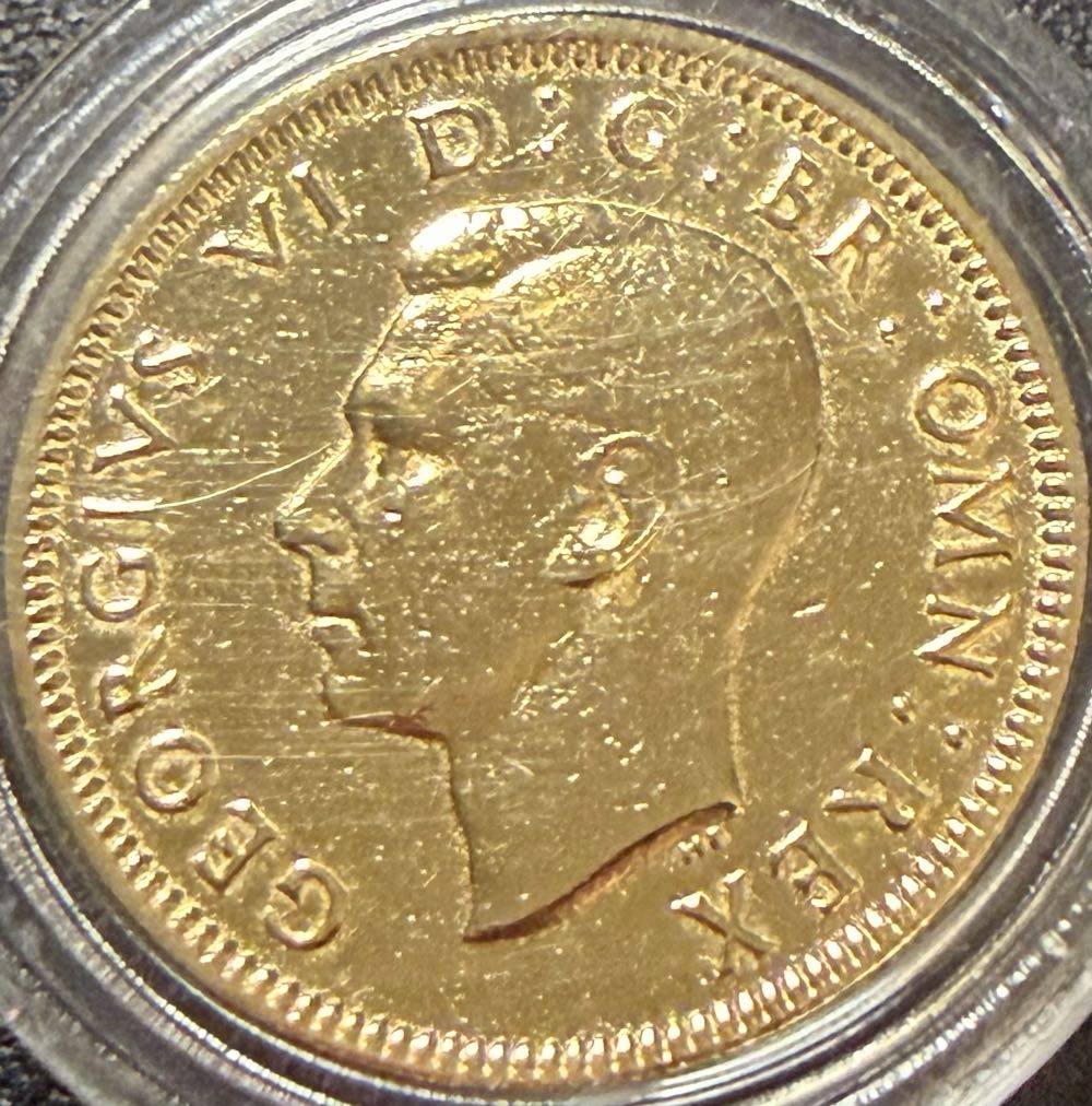 1950 George VI Scottish Shilling  coin collectible - Main Image 2