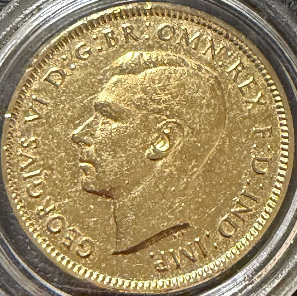 1940 George VI Farthing  coin collectible - Main Image 2