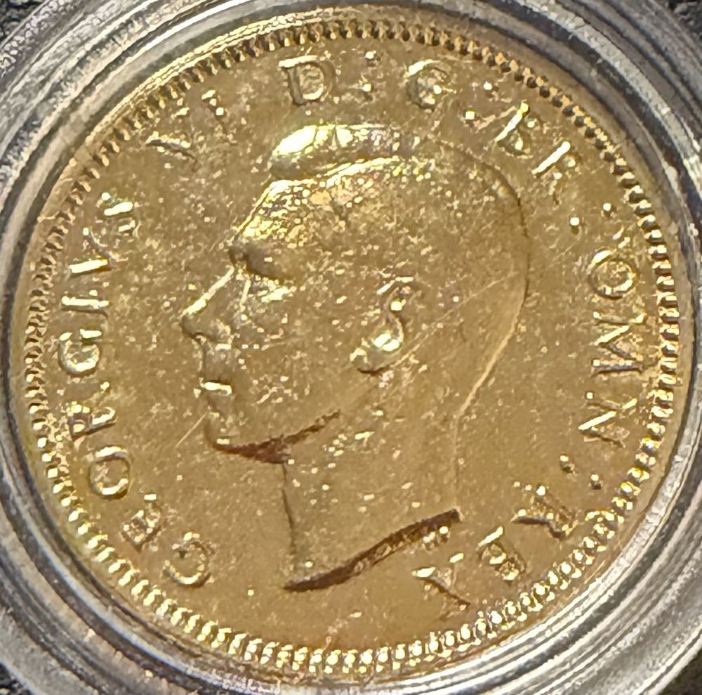 1949 George VI Sixpence  coin collectible - Main Image 2