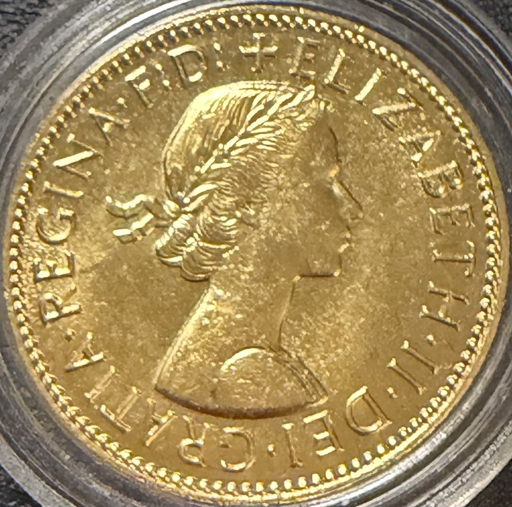 1967 Elizabeth II Half Penny  coin collectible - Main Image 2