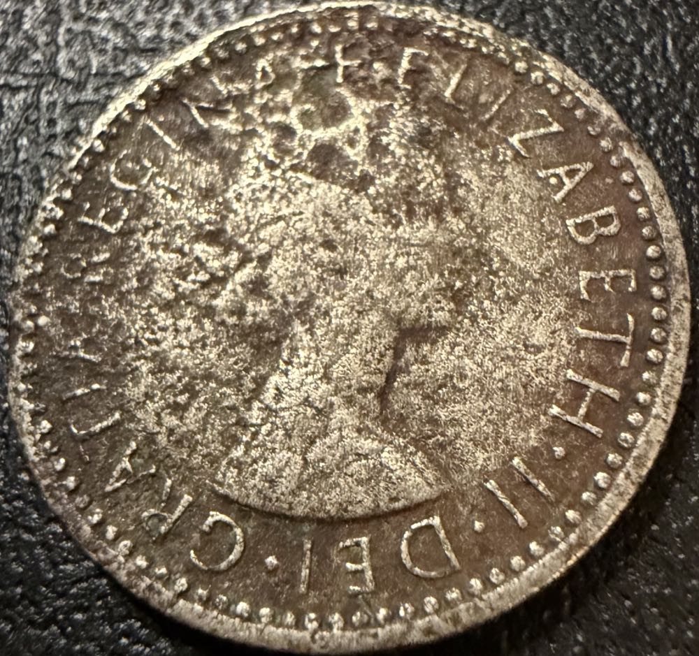 1955 Elizabeth II Six Pence  coin collectible - Main Image 2