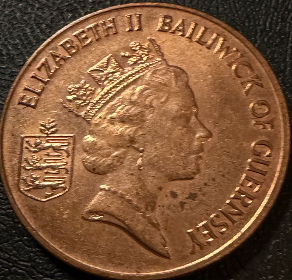 1996 Guernsey Cow 2p  coin collectible - Main Image 2