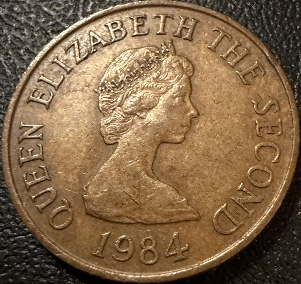 1984 Le Hocq Watchtower 1p  coin collectible - Main Image 2