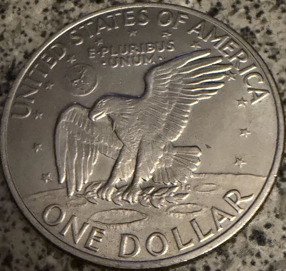 1972 Eisenhower Dollar D  coin collectible - Main Image 2