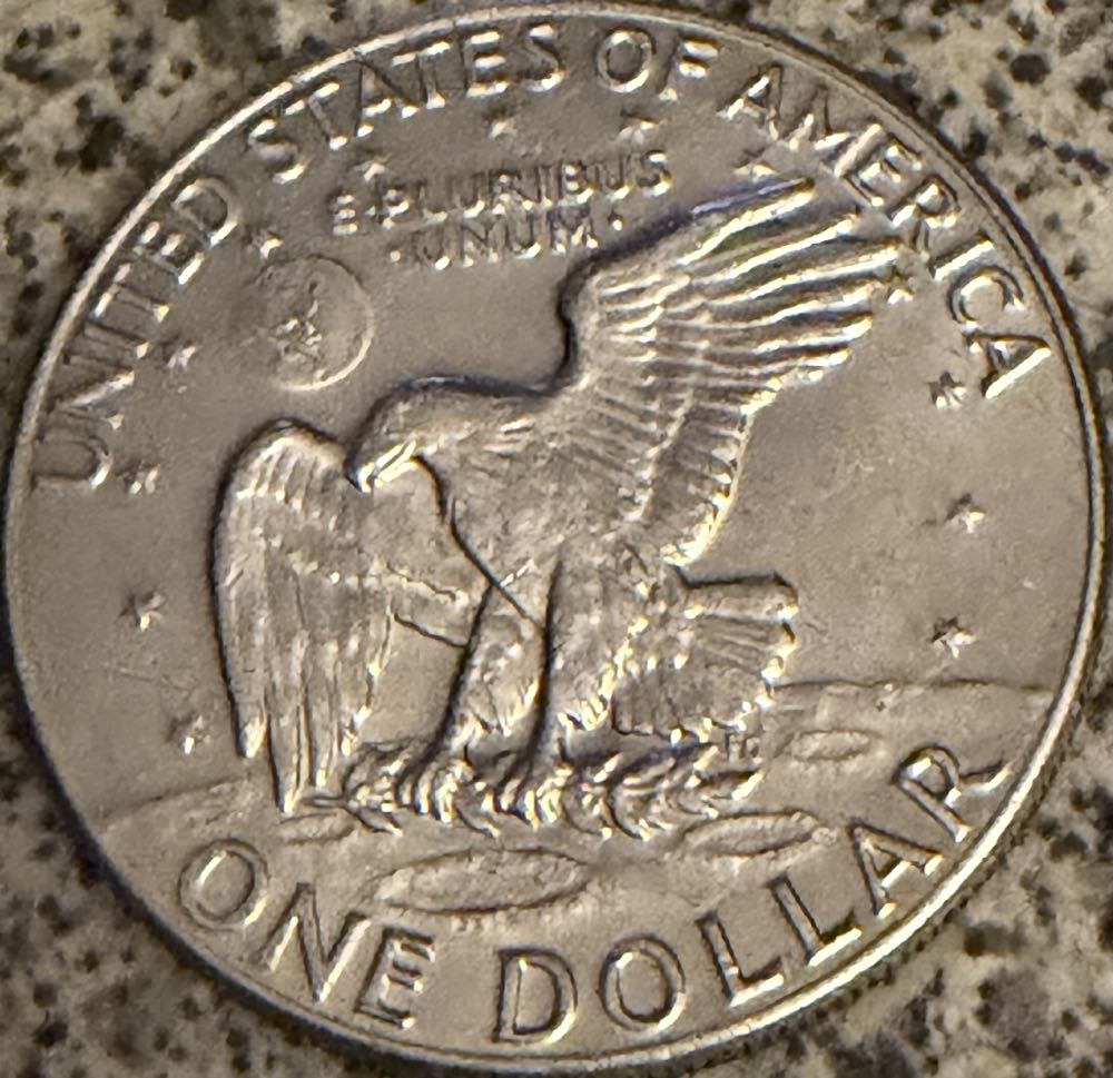 1977 Eisenhower Dollar D  coin collectible - Main Image 2