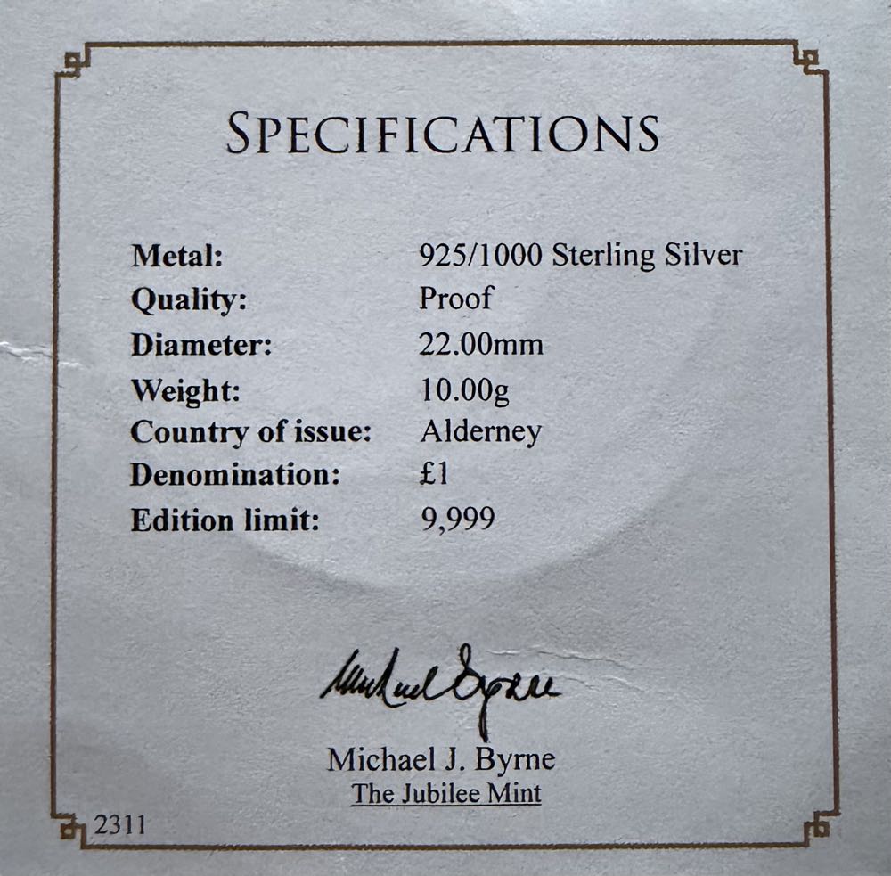 2019 Concorde’s First Flight 50th Anniv £1  coin collectible - Main Image 4