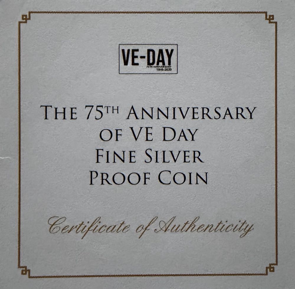 2020 End Of WWII 75th Anniversary $1  coin collectible - Main Image 3