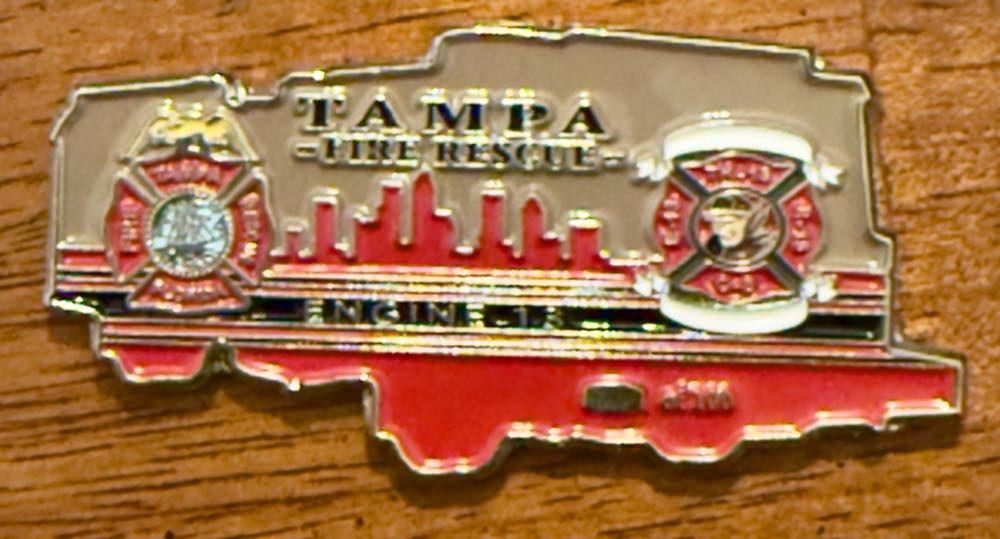 Tampa Engine 13  coin collectible - Main Image 2