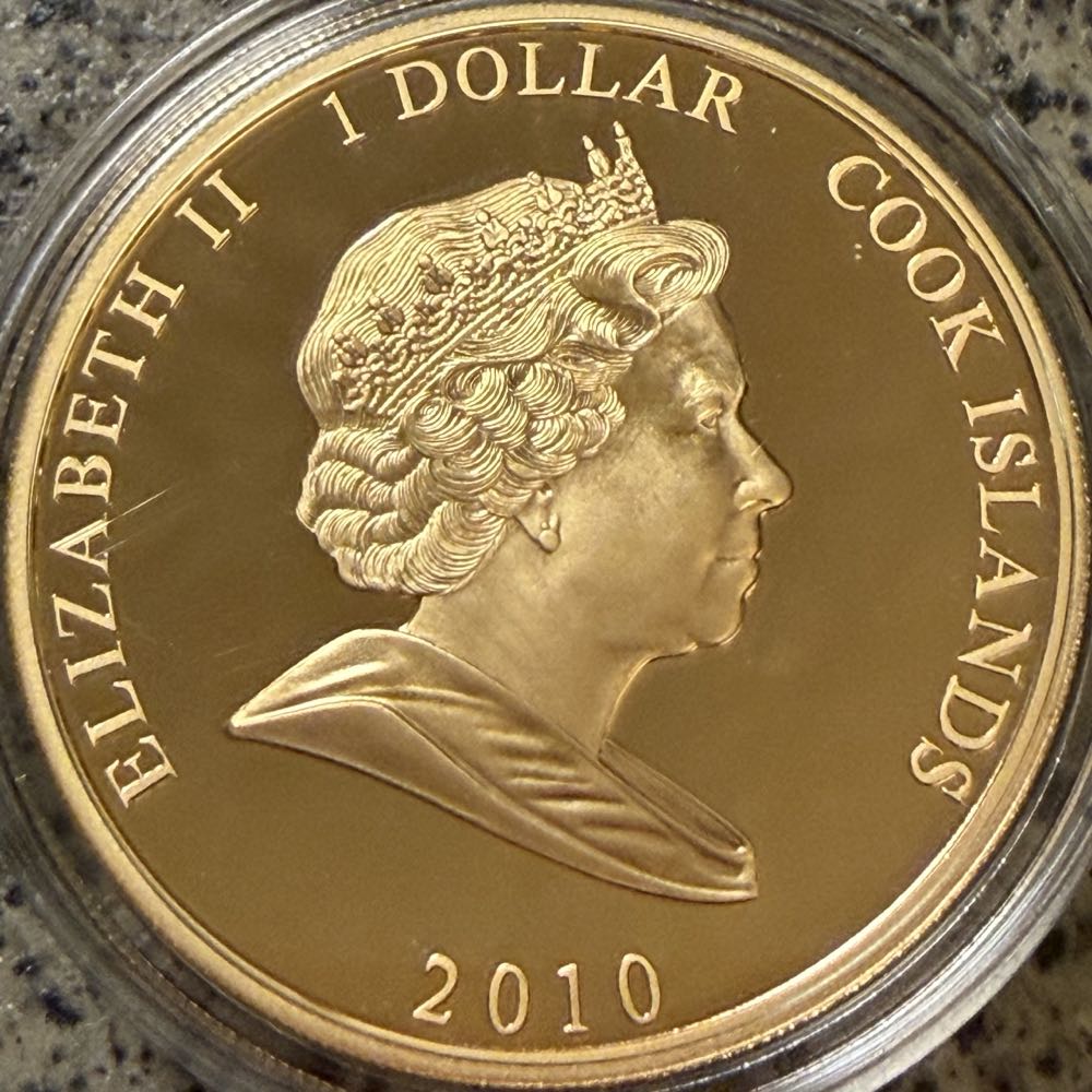 2010 William And Kate Crown $1  coin collectible - Main Image 2