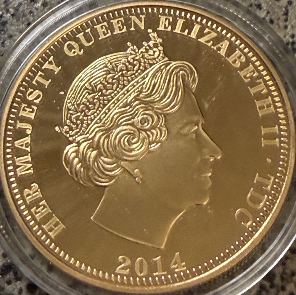 2014 Going Down Of The Sun Crown  coin collectible - Main Image 2