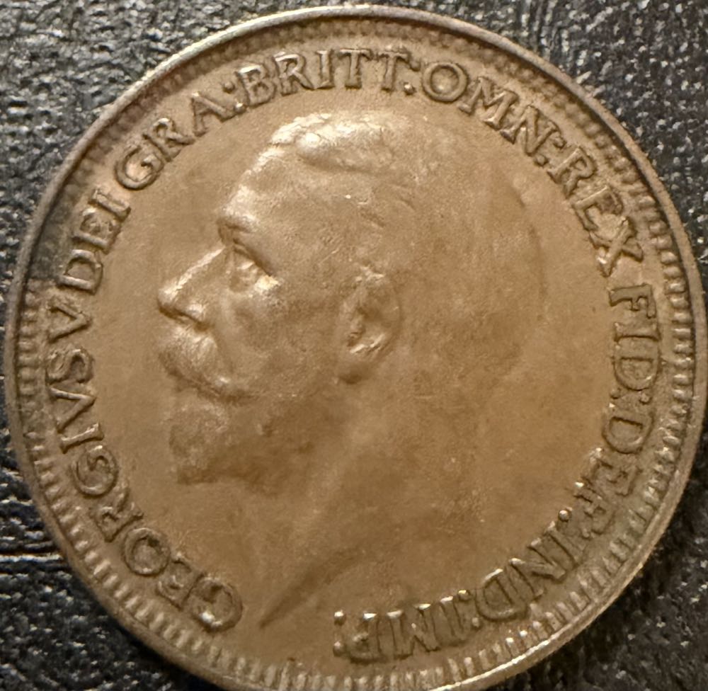 1931 George V Farthing  coin collectible - Main Image 2