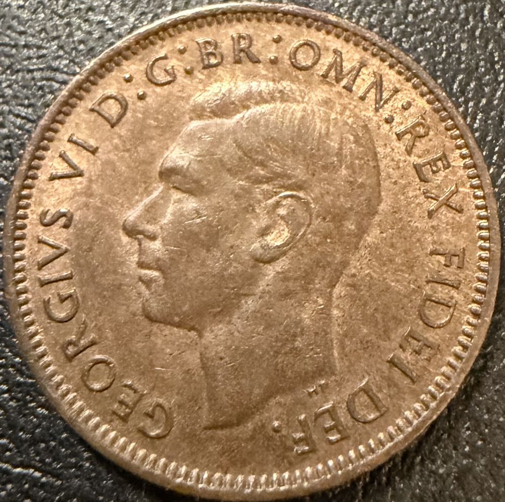 1951 George VI Farthing  coin collectible - Main Image 2