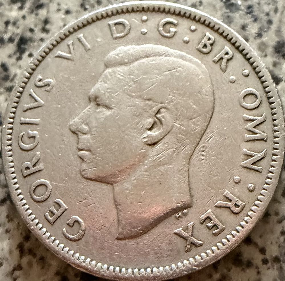 1948 George VI Two Shillings (3)  coin collectible - Main Image 2