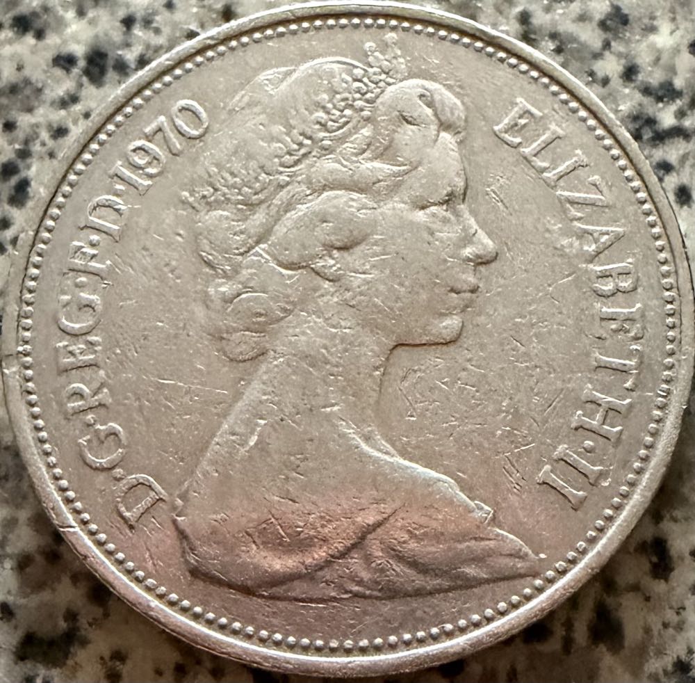 1970 Elizabeth II 10 New Pence  coin collectible - Main Image 2