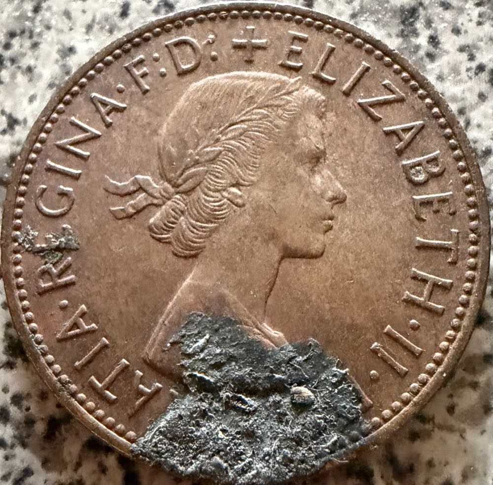 1967 Elizabeth II One Penny (2)  coin collectible - Main Image 2