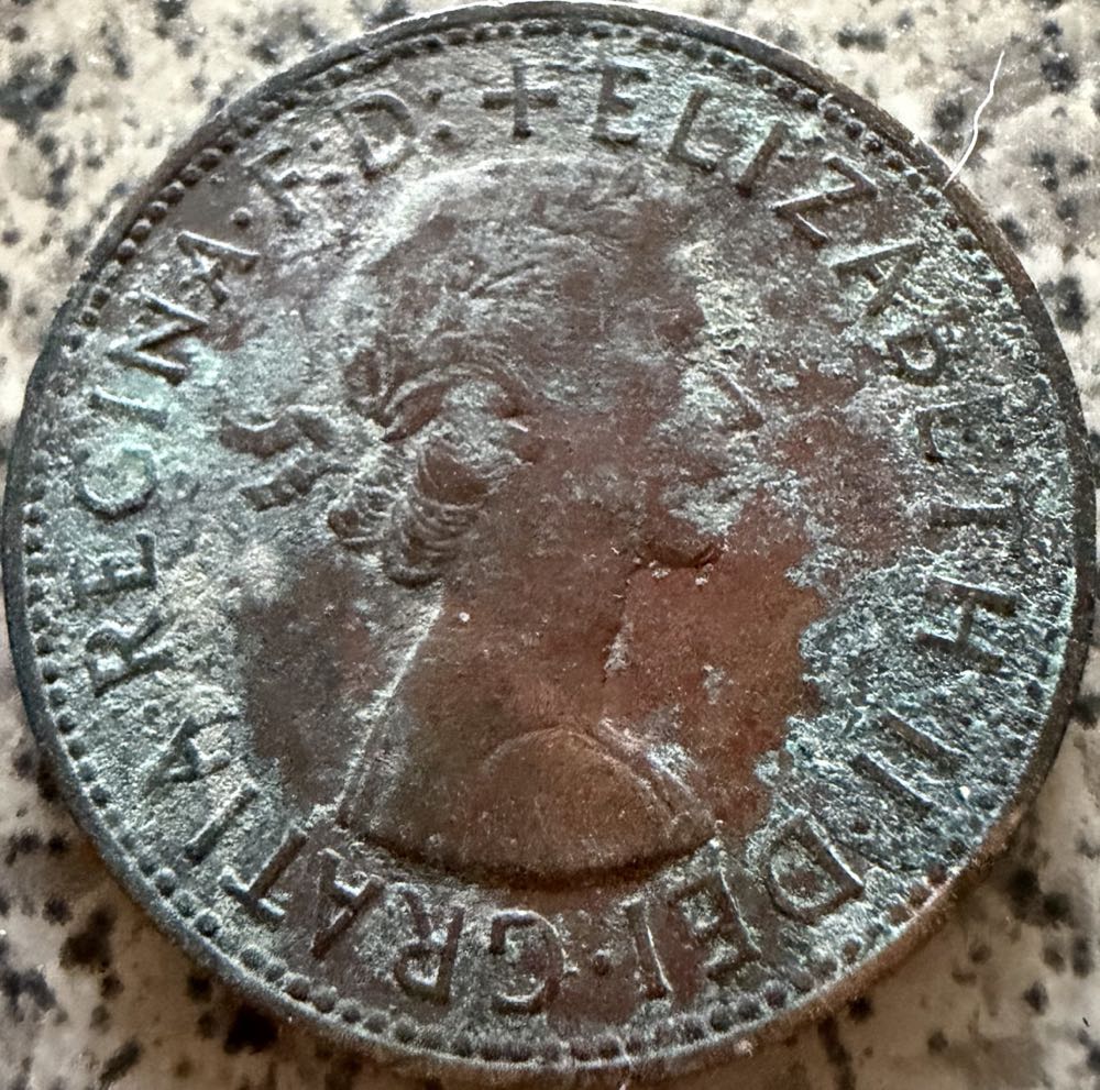 1962 Elizabeth II One Penny (2)  coin collectible - Main Image 2