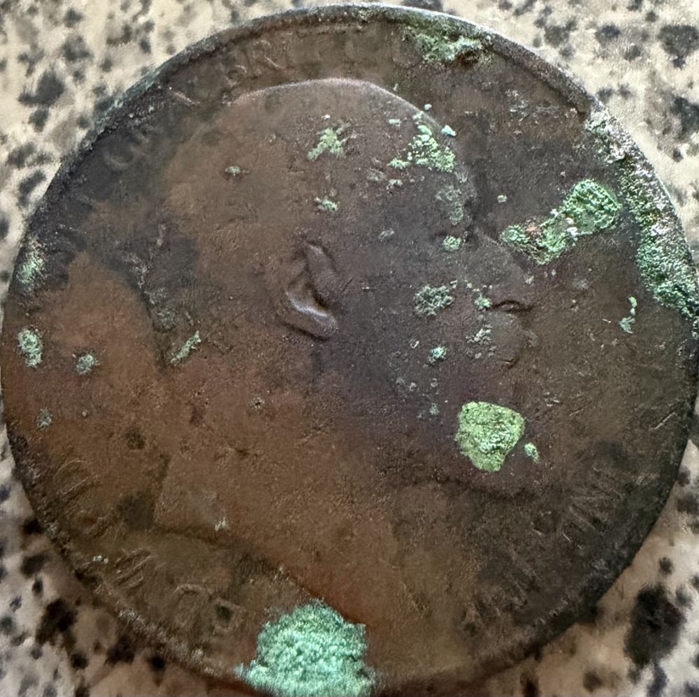 1906 Edward VII One Penny  coin collectible - Main Image 2