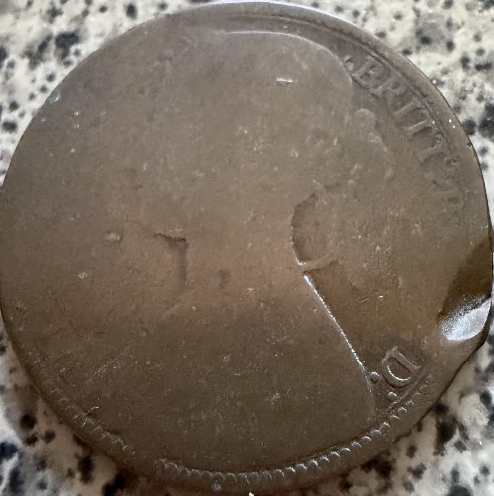 1873 Victoria One Penny  coin collectible - Main Image 2