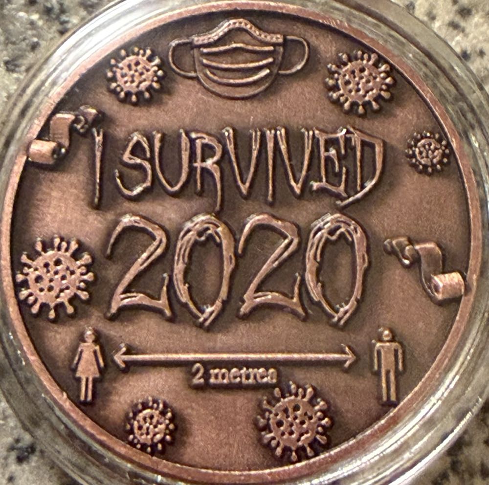 2000 Covid 19 Medal - Bronze  coin collectible - Main Image 2
