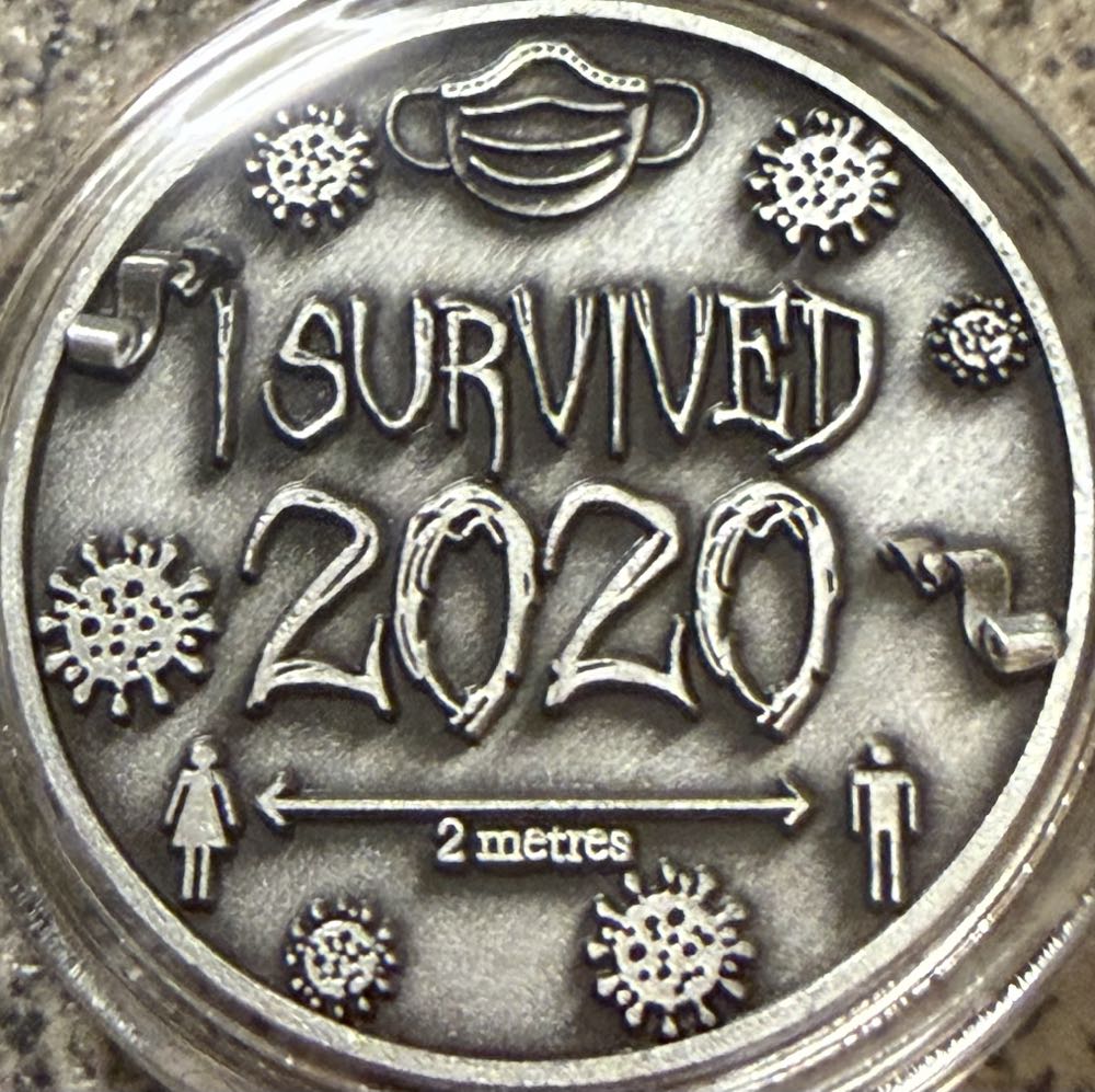2000 Covid 19 Medal - Silver  coin collectible - Main Image 2