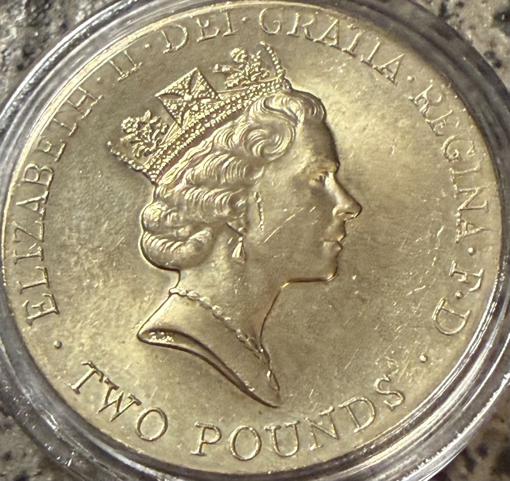 1996 European Football £2  coin collectible - Main Image 2