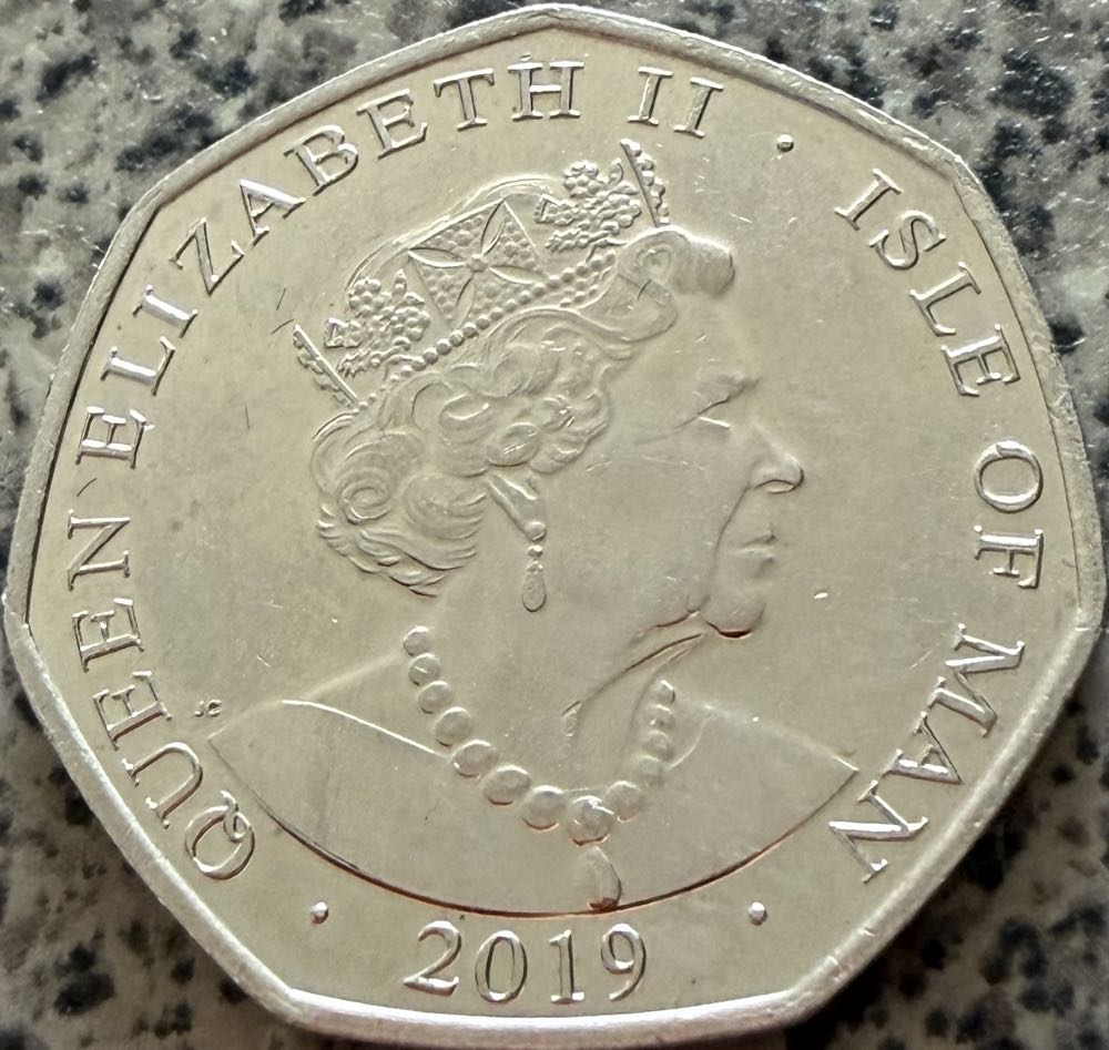 2019 Manx Loaghtan Sheep Ram 50p  coin collectible - Main Image 2
