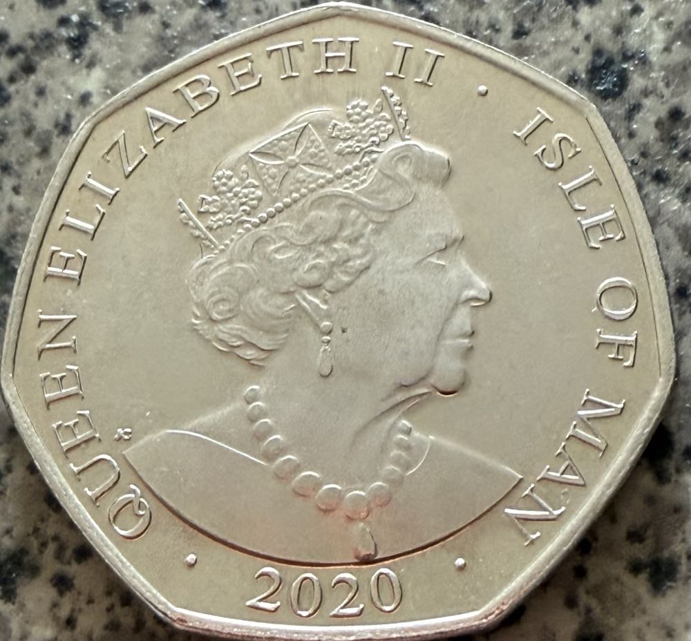 2020 Manx Loaghtan Sheep Ram 50p  coin collectible - Main Image 2