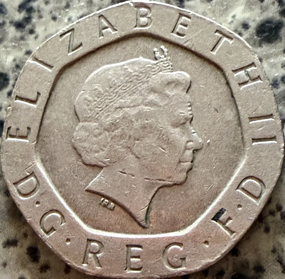 1998 Tudor Rose 20p  coin collectible - Main Image 2