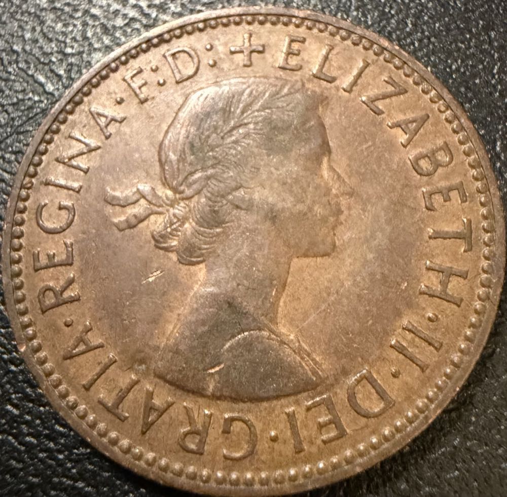1965 Elizabeth II Half Penny (2)  coin collectible - Main Image 2