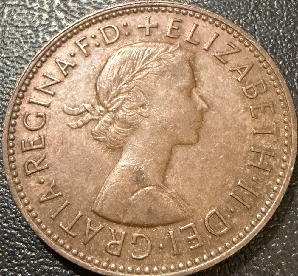 1966 Elizabeth II Half Penny (4)  coin collectible - Main Image 2