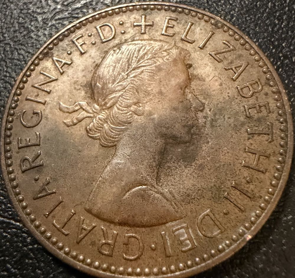 1967 Elizabeth II Half Penny (3)  coin collectible - Main Image 2