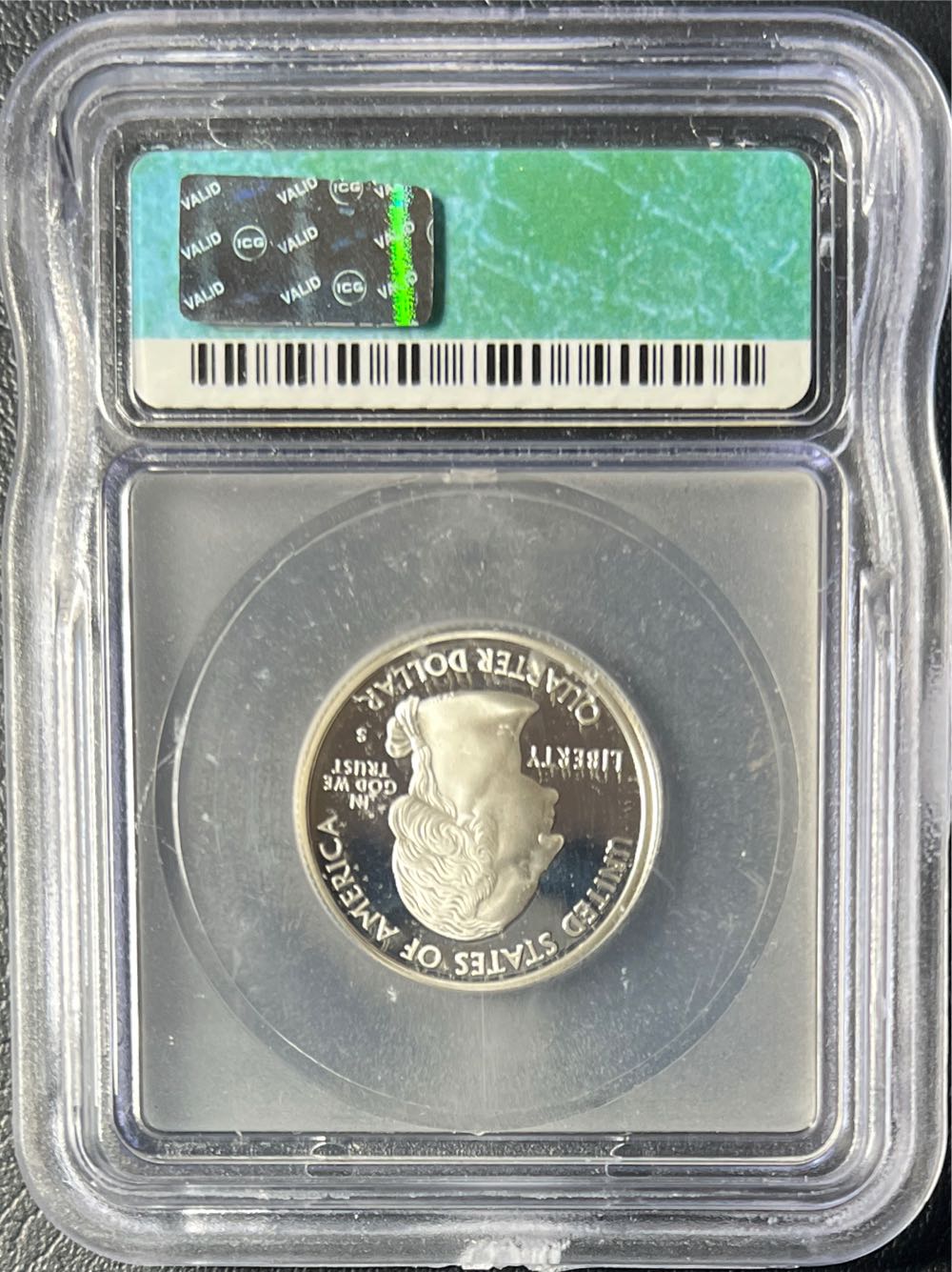 2005 S Kansas Silver Quarter IGC PR70 DCAM  coin collectible - Main Image 2