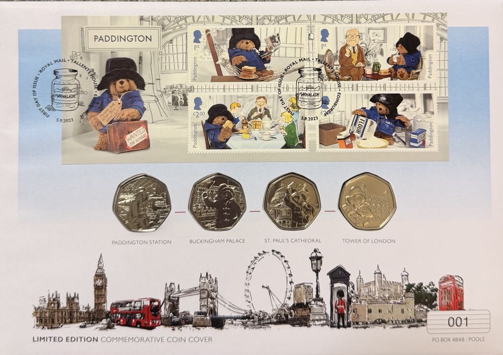 2019 Paddington At The Tower 50p (2)  coin collectible - Main Image 3
