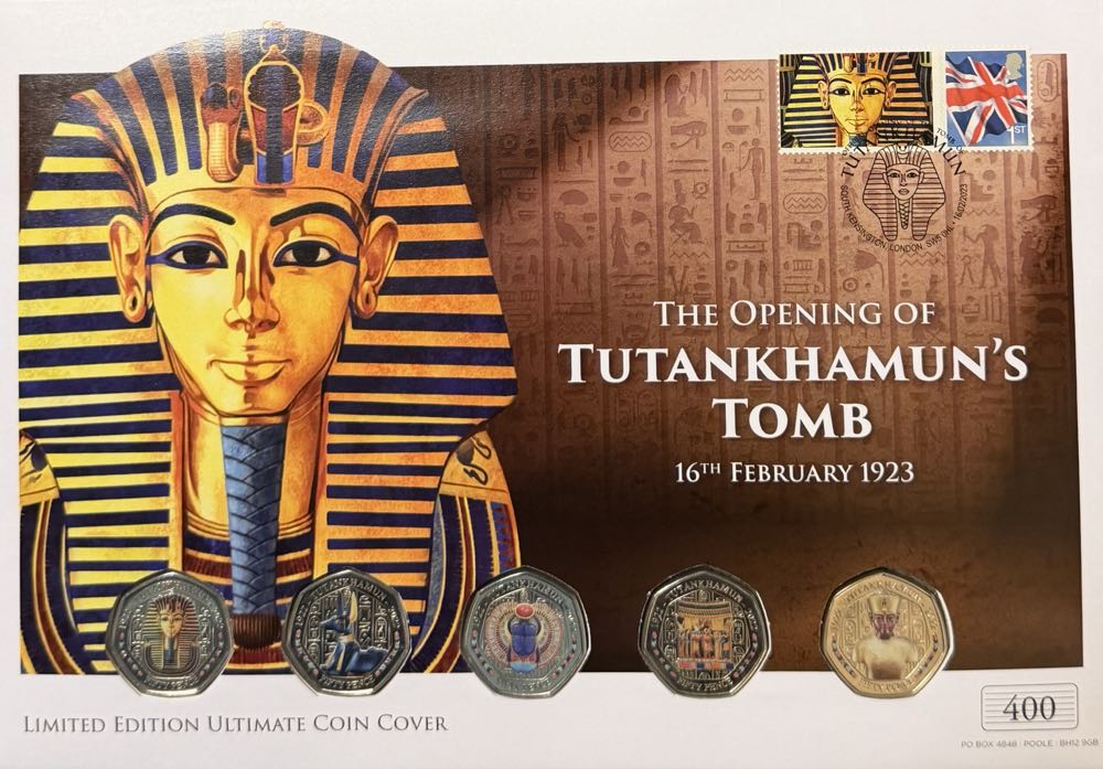 2023 Tutankhamun’s Torso 50p  coin collectible - Main Image 3