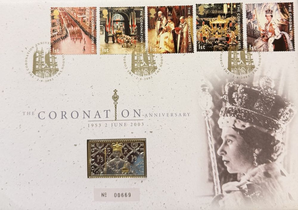 Elizabeth II Coronation Anniversary Ingot  coin collectible - Main Image 3