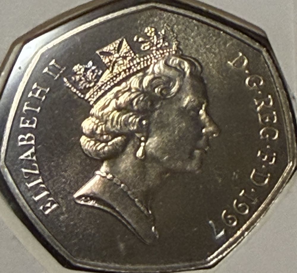 1997 Britannia Small 50p & Note FDC  coin collectible - Main Image 2