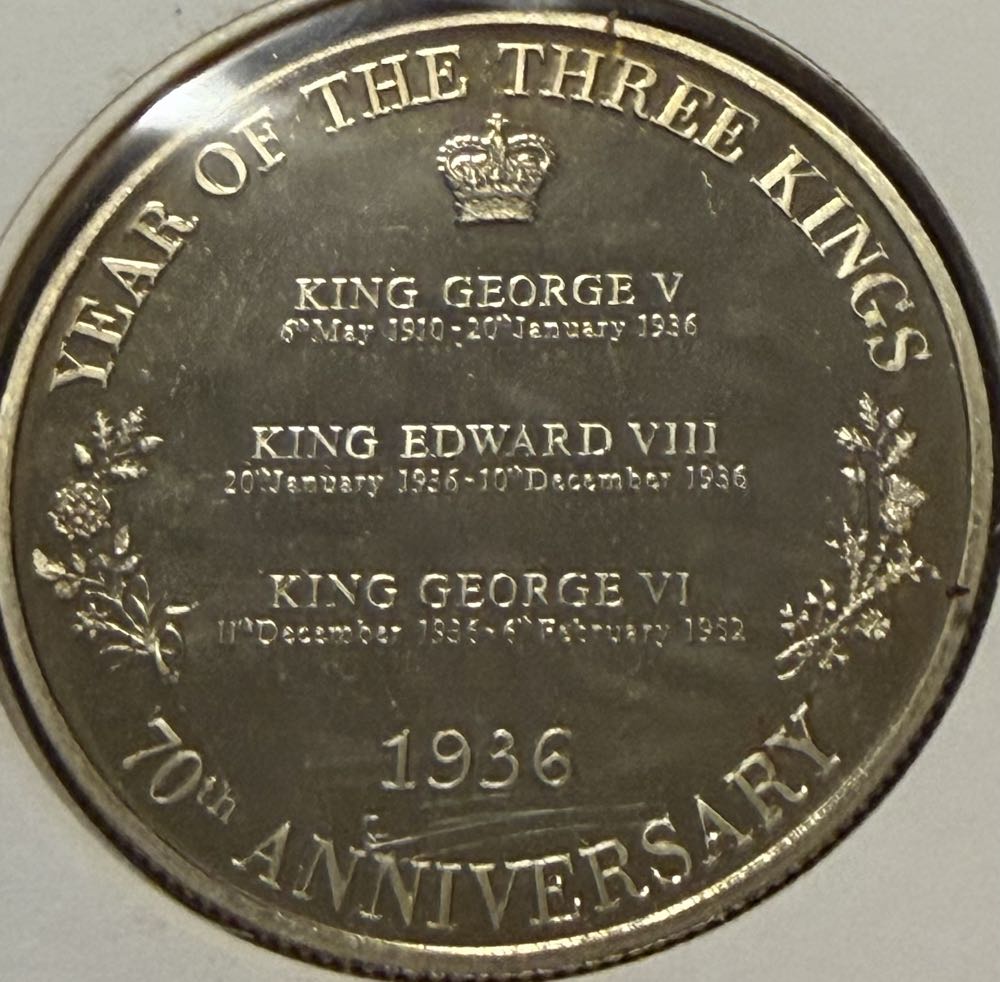 The Year Of The Three Kings 70th Anniversary  coin collectible - Main Image 2